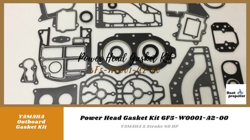 Power Head Gasket Kit 6F5-W0001-A2 6F5-W0001-A3 For YAMAHA 40 HP K40J EK40J 2T - Video 1 of 1