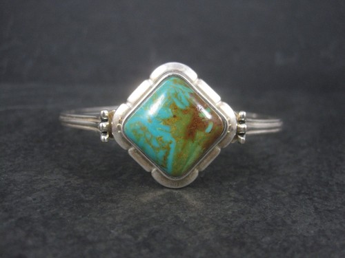 Southwestern Barse Sterling Turquoise Cuff Bracelet 7 Inches - Picture 9 of 9