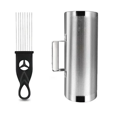 Soulmate Guiro Instrument 12"x5" Stainless Steel Guiro Latin Percussion Instr...