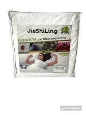Jieshiling Mattress Protector Waterproof Hypoallergenic Bed Cover NEW