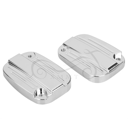 Chrome Front Brake Master Cylinder Cover For Harley Electra Glide FLHTK FLHTC US - Picture 11 of 12