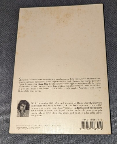 RARE SET OF 6 CLAIRE KRAHENBUHL BOOKS FRENCH PAPERBACK SIGNED POEMS AUTOGRAPHED - Picture 3 of 20