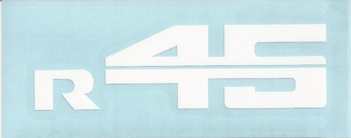 Aufkleber / Emblem f. BMW R 45 / R45 auf Batterieabdeckung o. Seitendeckel neu - Picture 2 of 2