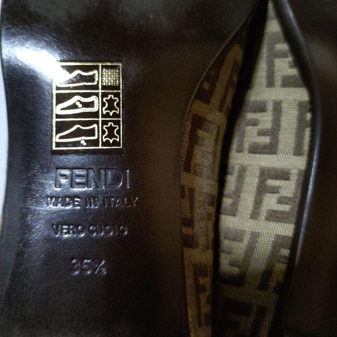 FENDI Shoes Pumps Heel FF Zucca EU 35.5 US 5.5 Authentic thumbnail 23