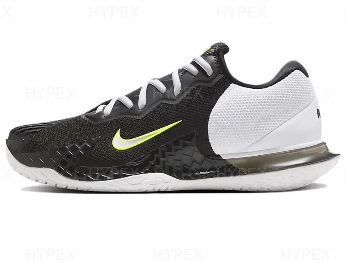 稀少Nike ZOOM VAPOR CAGE 4 RAFA 9.5 27.5新品 NikeCourt Zoom Vapor Cage 4 Rafa Black White Volt for Sale