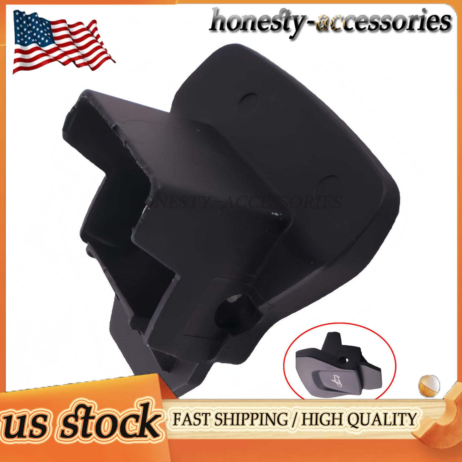 New Black Right Side Door Control Switch Button for McLaren 570S 600LT 13M0434CP