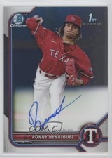 2022 Bowman Chrome Prospect Auto Ronny Henriquez #CPA-RH Auto 1u6