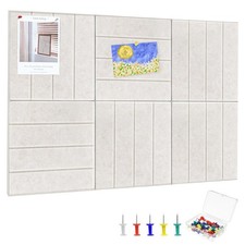 Felt Bulletin Board Tiles 36" x 24", 6-Pack Cork Board for Office, Pin Board ...