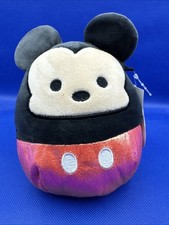 NWT Squishmallows 5" inch Mickey Mouse Disney Plush Iridescent Exclusive Soft
