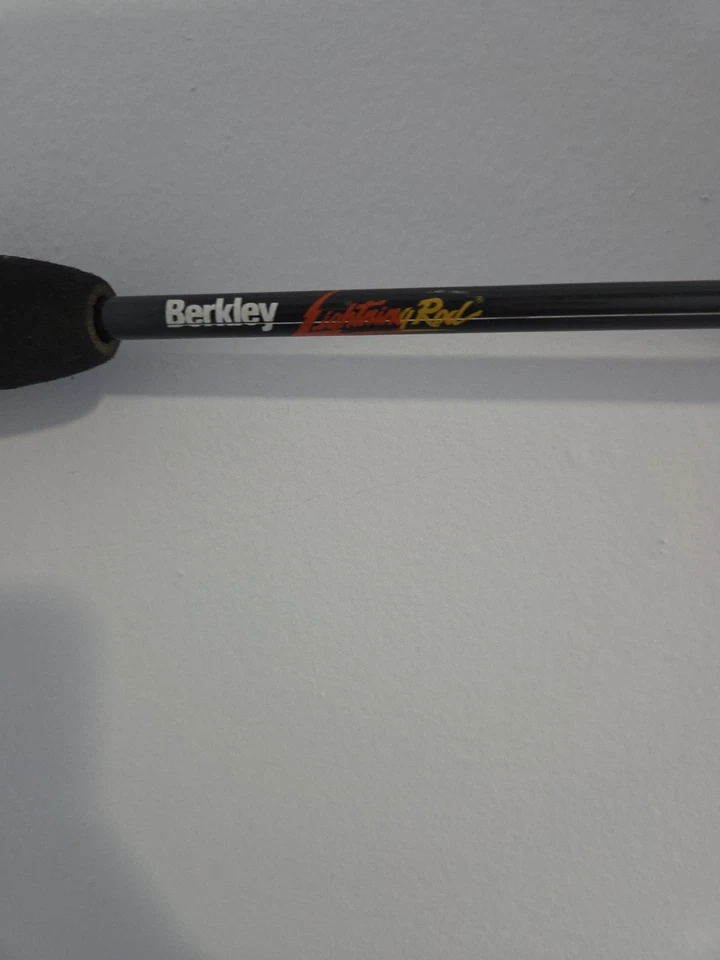 Berkley Graphite Lightning Rod Vintage Fishing Cork Spinning - Image 2 of 4