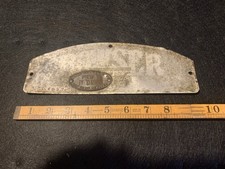 Vintage unrestored Petrol Pump bowser red sentry Advertising Sign/plaque Auto