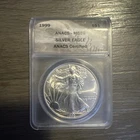 1999 american silver eagle ms69