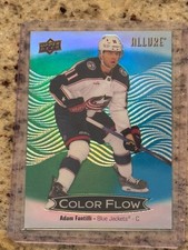 ADAM FANTILLI 2024-25 UPPER DECK ALLURE COLOR FLOW GREEN-BLUE SPECTRUM #CFL-1