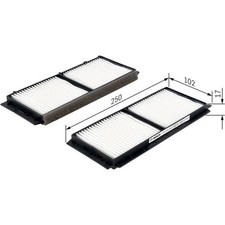 Bosch 1 987 432 209 Filter Innenraumluft für MAZDA 3 BL Innenraumfilter