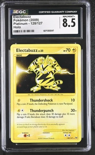 CGC 8.5 Electabuzz 2009 Platinum 128/127 Holo Pokemon Card