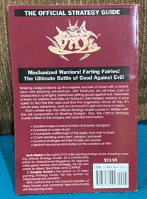 Vay Official Strategy Guide for the Sega CD