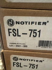 NEW, NOTIFIER FSL-751 "LASER" SMOKE DETECTOR HEAD (48 AVAILABLE, FREE SHIPPING!)