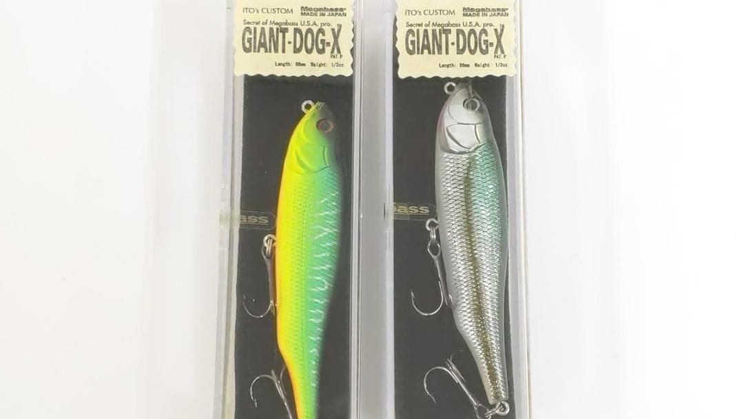 Megabass Giant Dog X 12pcs Set Hard Lure Fishing Bait Unused 8cm/3.1in - Image 6