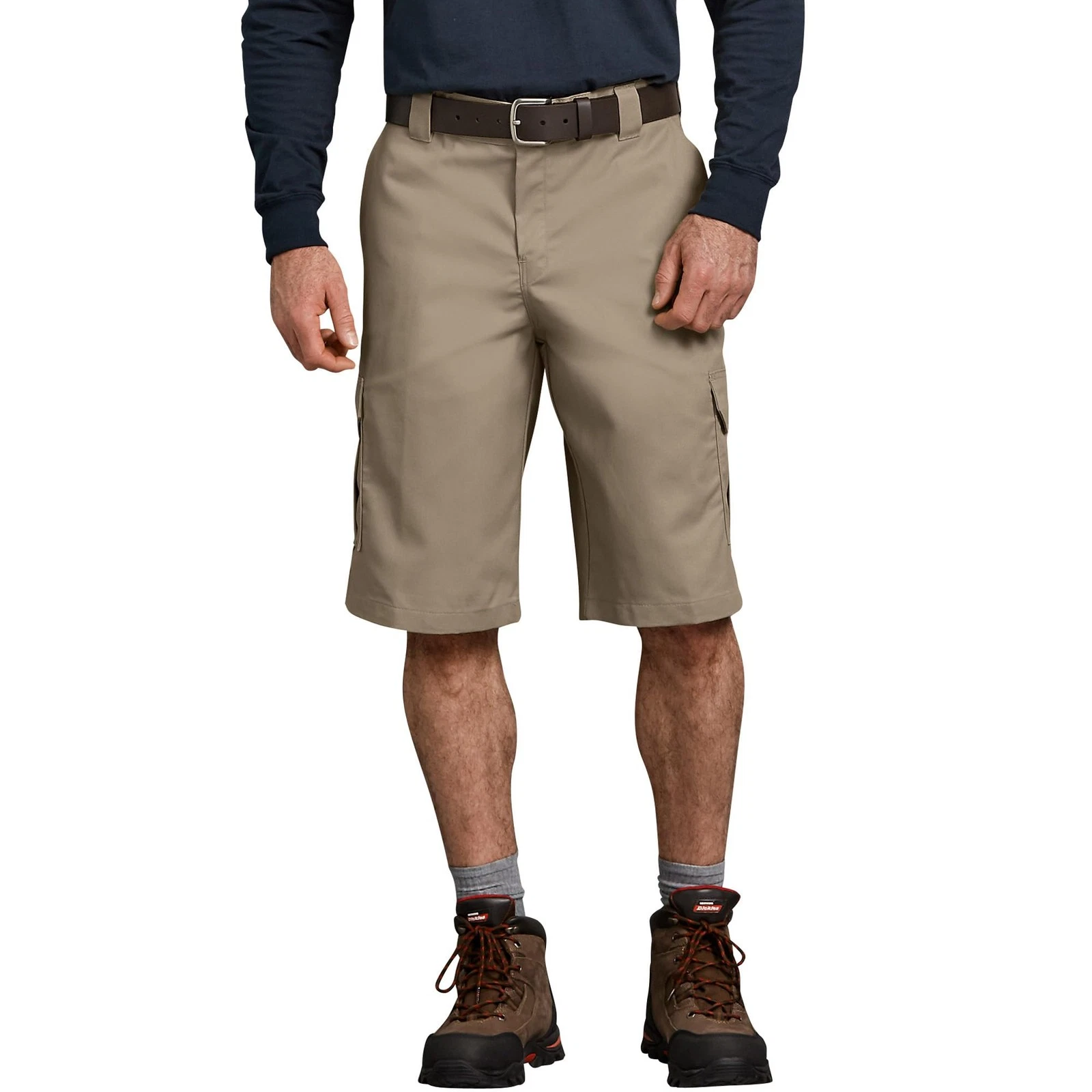 Dickies Men's 13 Inch Relaxed Fit Stretch Twill Cargo Short, Desert Sand, 44