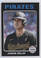 2024 Topps Heritage Black Border /50 Jason Delay (White Above Card Number) 2g8