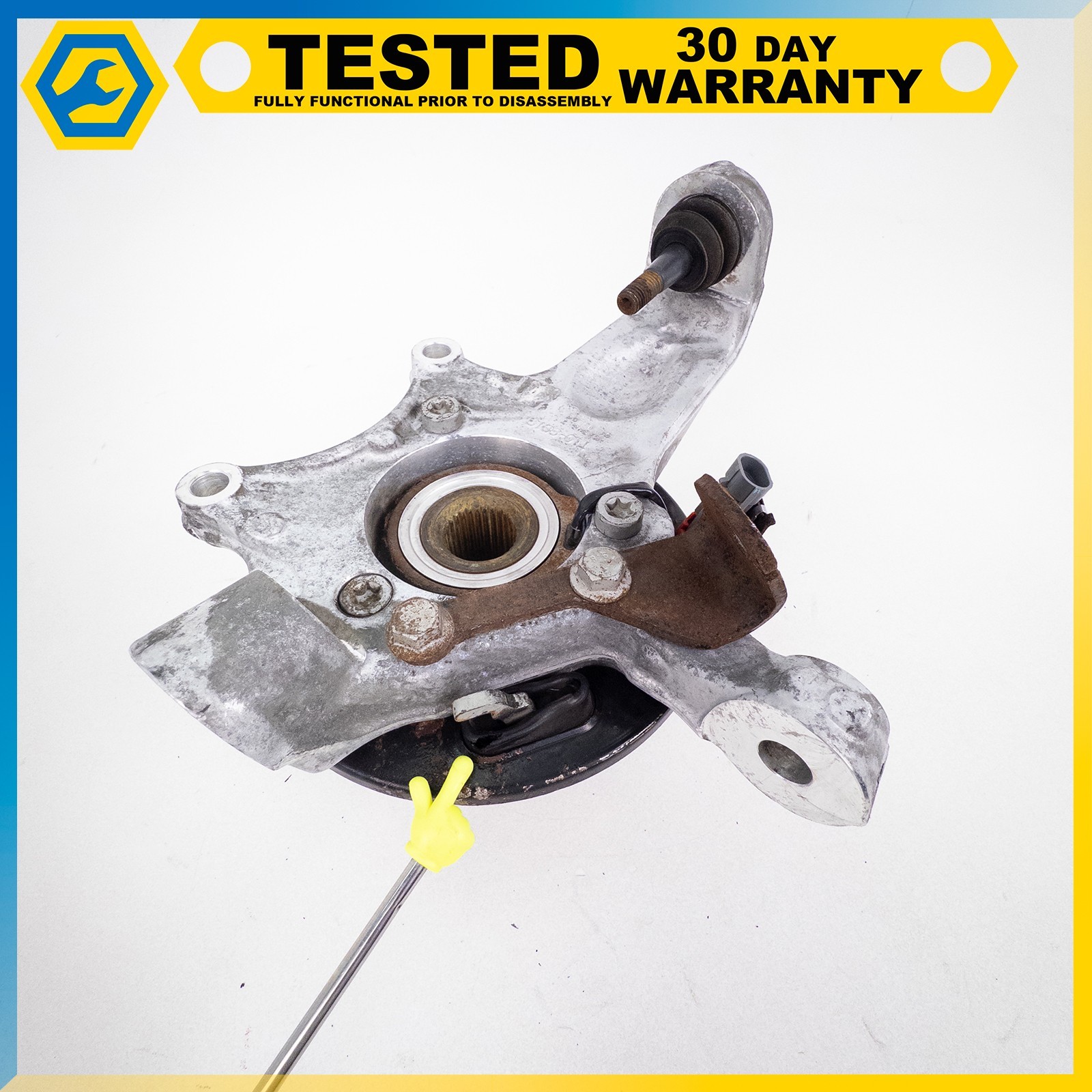 05-13 CHEVROLET CORVETTE C6 XLR REAR RIGHT PASSENGER SIDE SPINDLE KNUCKLE HUB OE
