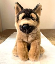 Toys R Us German Shepherd Plush Puppy Dog Realistic Stuffed Toy 2012