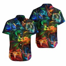 Amazing texas longhorn hawaiian shirt woj 13