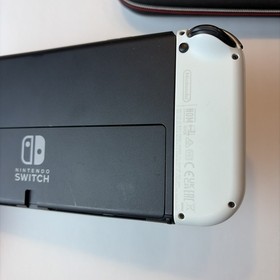 Nintendo Switch OLED White Console With Joycons, Charger, Case HEG-001 US Model