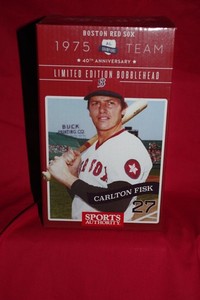 CARLTON FISK RED SOX BOBBLEHEAD 40th ANNIVERSARY