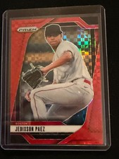 Jedixson Paez 2025 Prizm - Red Power Prizm #92/99 - Boston Red Sox