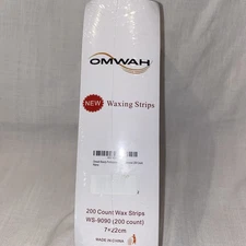 200 Wax strips Non Woven Epilating Depilatory Face legs Hair Removal Paper 3X9in