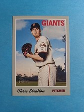 Chris Stratton 2019 Topps Heritage Baseball Card # 13 J5846