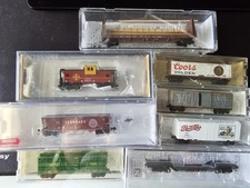 Choice of N-Scale Micro-Trains, Atlas, Bachmann Cars/DCC Engine - LikeNew