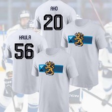 Erik Haula & Sebastian Aho Finland Hockey Team 2026 Winter Name & Number Players