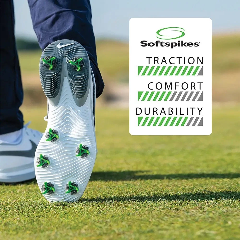 Softspikes Tour Flex Pro Fast Twist Golf Spikes FT3 Cleats 18 Pack - 3 Colours