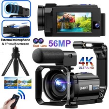 Videocamera 5K 56MP doppia lente 16XZoom Digital Cam Wifi IR NightVision