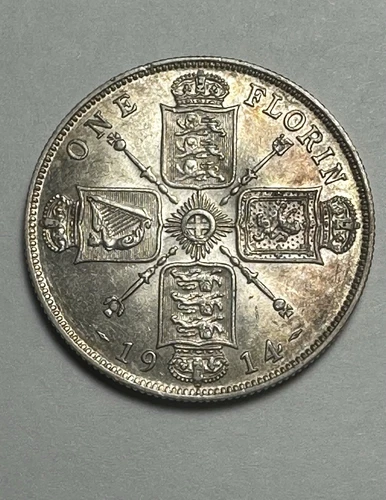 1914 George V Florin — photo from the most recent tracked eBay sale