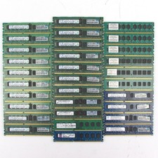 LOT of 31 Mixed 4GB Memory PC3-10600 Samsung Nanya Hynix Total Micro HP
