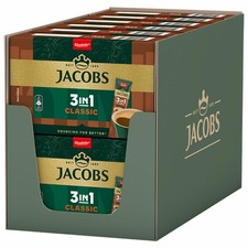 Jacobs 3in1 Classic löslicher Kaffee, Instantkaffee, 12 x 10 Becherportionen