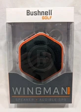 New Bushnell Wingman Mini GPS Bluetooth Speaker Black audible distance