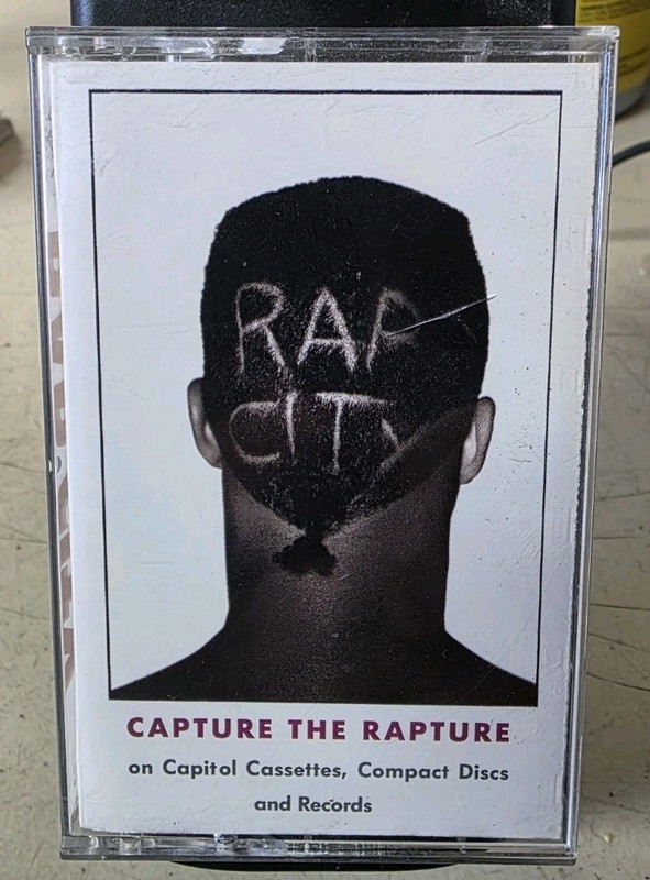 Rap City - Capture The Rapture    RARE RAP HIP HOP Cassette 1990 Mantronix