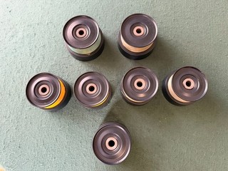 LOT (7)Vintage Garcia Mitchell 496/498 Hi Speed Spinning Spools Made in France