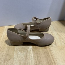 Capezio TeleTone Tap Shoe Buckle Dance 3800 Tan Size 6M
