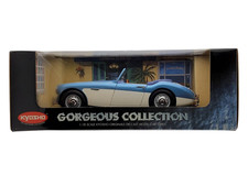 Kyosho Austin Healey 100/6  Blue White 1/18 Die-Cast Model Car Gorgeous 08144BW