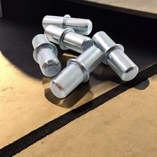 20 x 5mm Shelf Supports Kitchen Cabinet Unit Cupboard Pegs Pins Stud In Bracket 