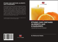 Mohamed Rabie | ÉTudes Sur Certains Aliments (Jus D'agrumes) | Taschenbuch