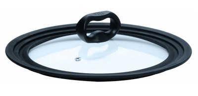 Ecolution Universal Lid for 6 to 8 Inch Pots and Pans Easy Clean Glass Lid