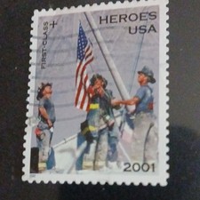 USA Stamp Heroes 2001 First-Class Multicolor Historical Events