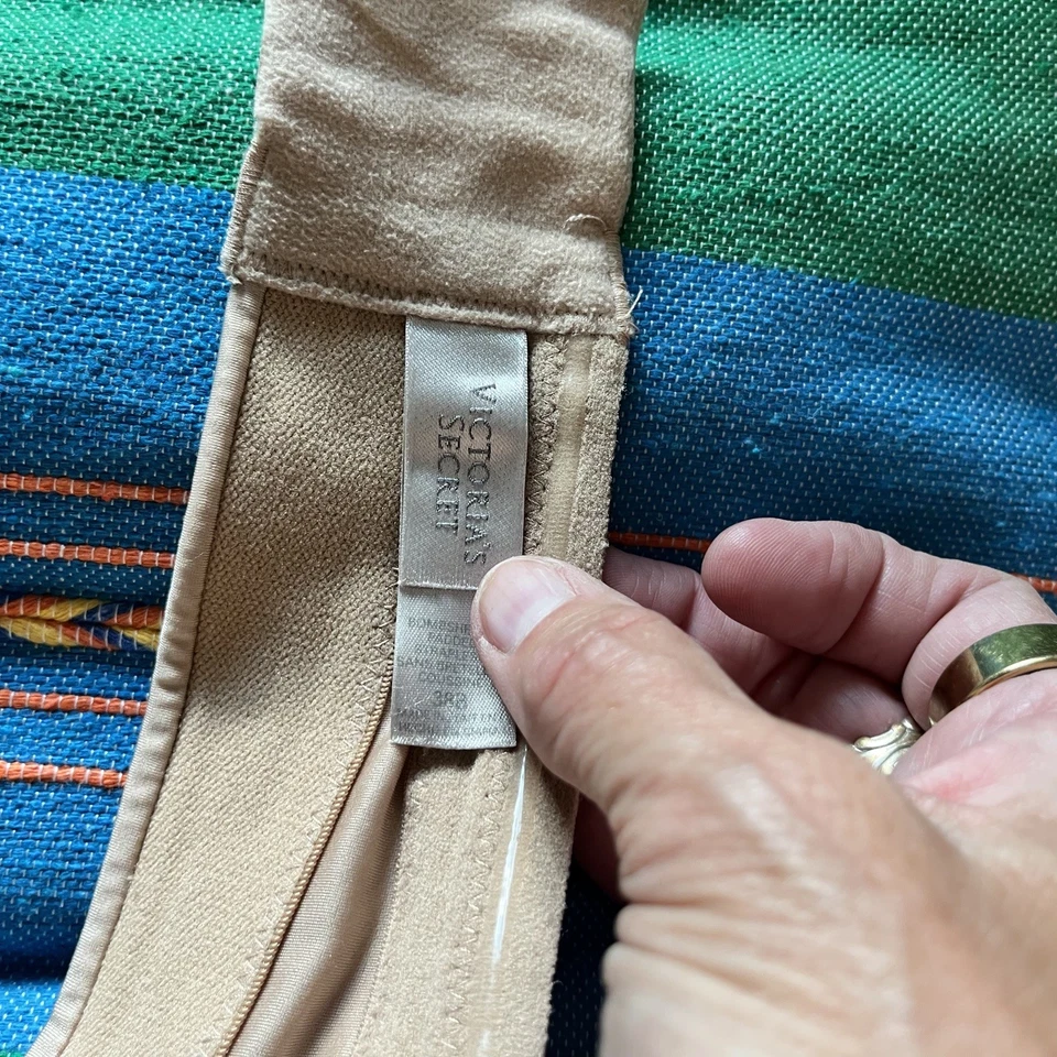 Victoria's Secret Bombshell Add-2-Cup Push Up Multiway Strapless Bra 38D Beige - Image 2 of 4