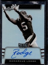 2019 Leaf Metal Draft Base Sepia Variation DaMarkus Lodge #SV-DL2